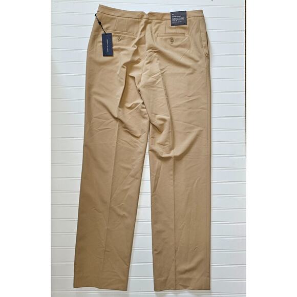 Tommy Hilfiger solid relaxed trouser women's size 8 camel - Picture 4 of 6